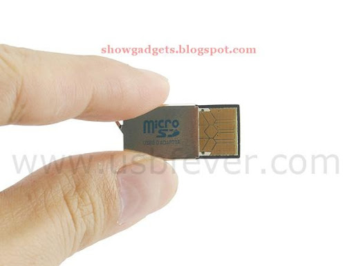World,s Smallest Micro SD/T-Flash Card Reader